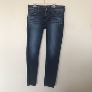 AMERICAN EAGLE JEANS medium wash skinny jeans